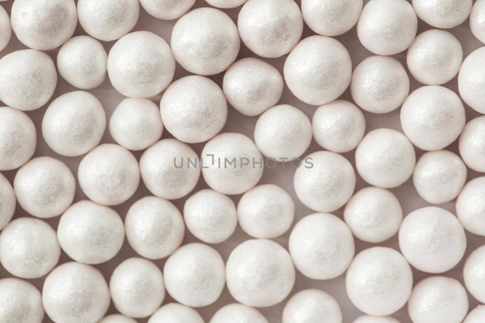 Candy white mint sugar texture black background. by StudioPeace