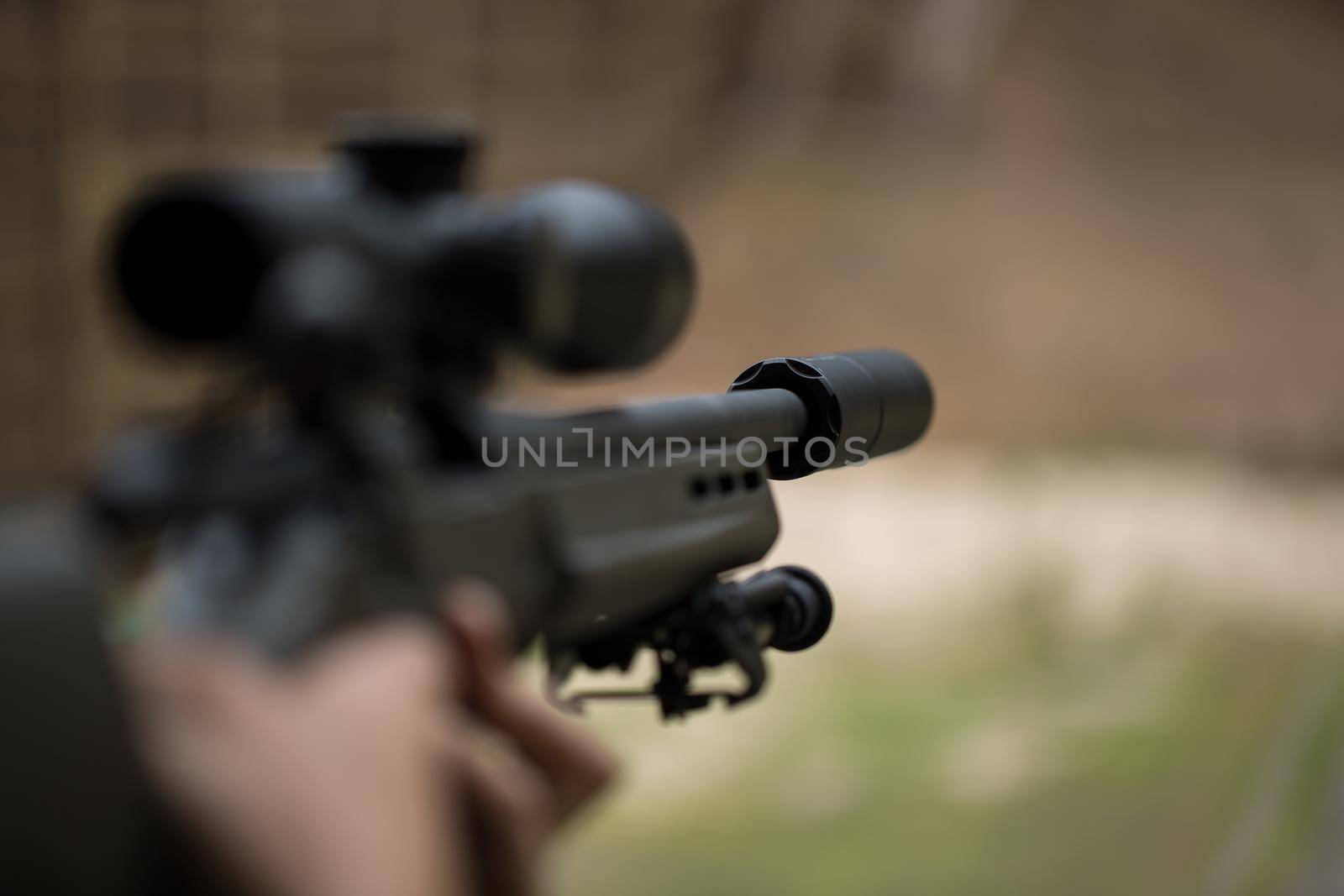 Shooting and Weapons Training. Outdoor Shooting Range. by StudioPeace