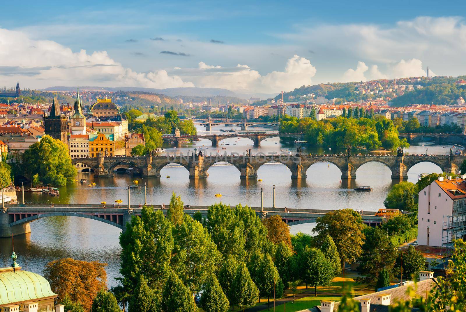 Bridges in Prague by Givaga