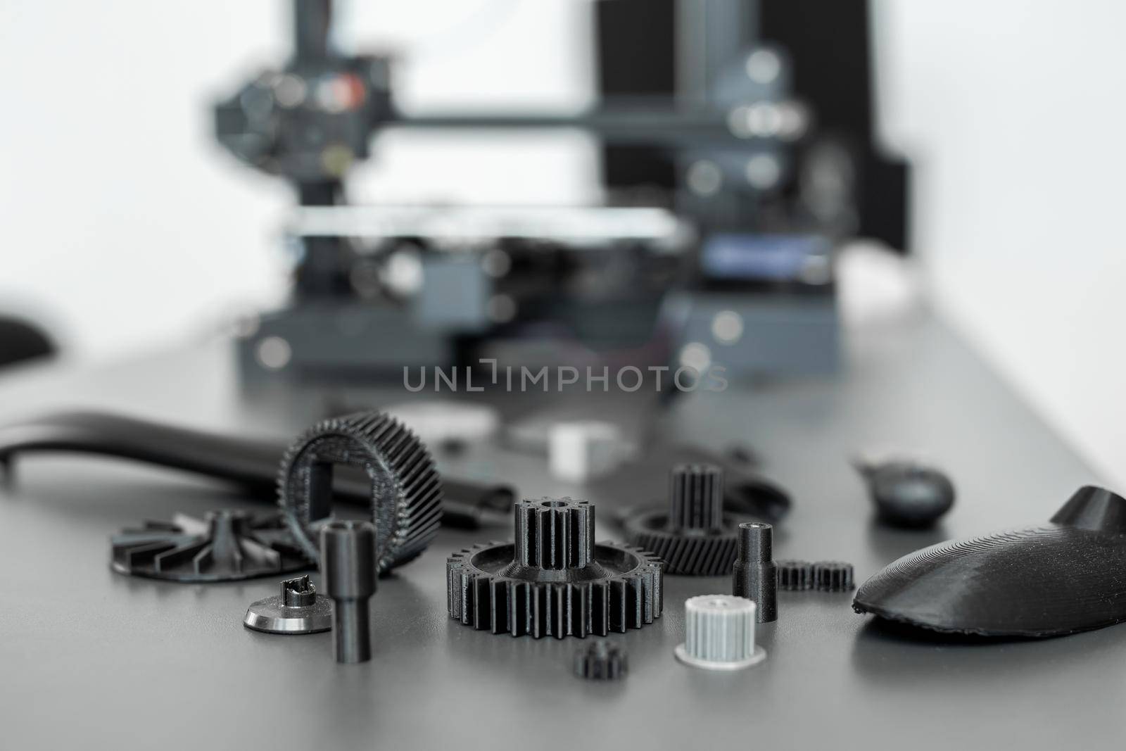 3d printed objects on the table in the laboratory. by StudioPeace