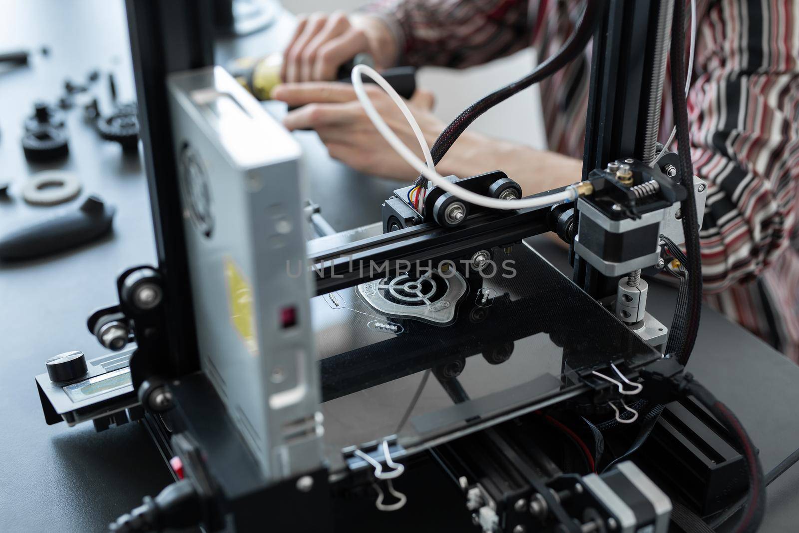 3D printing machine operation in the laboratory. by StudioPeace