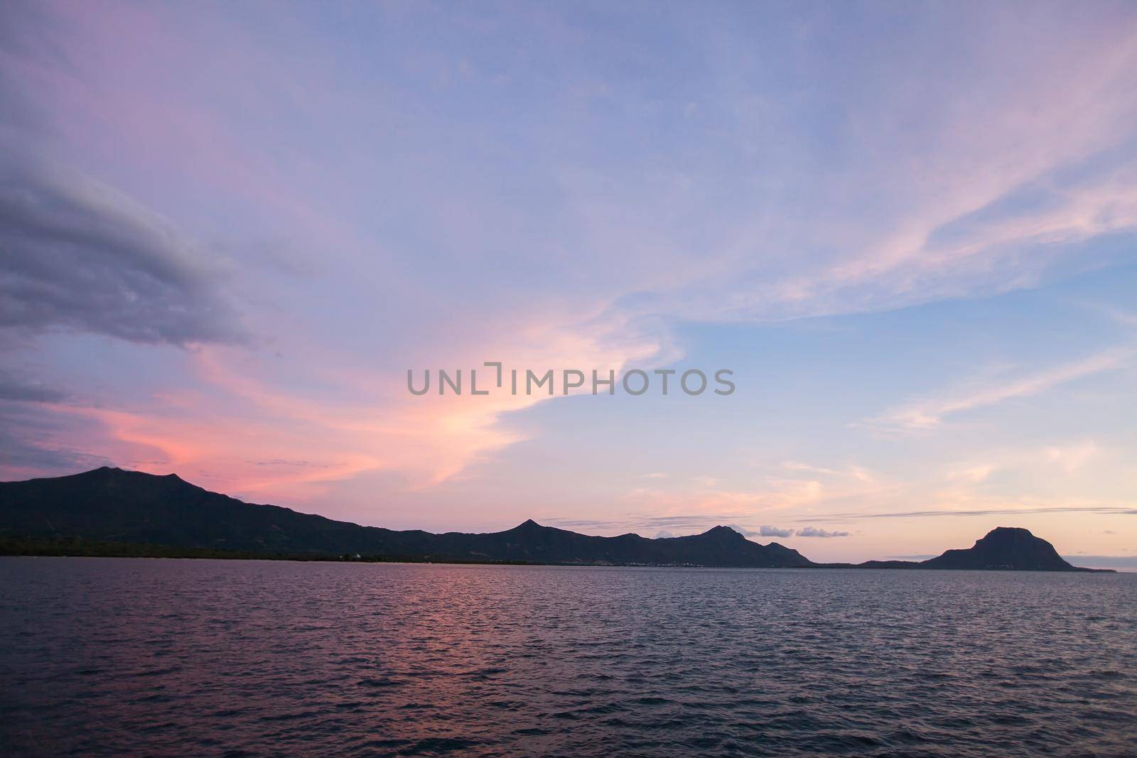 Sunset over Water Setting into the Sea. by StudioPeace