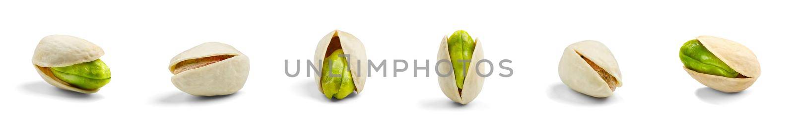 pistachio isolated on white background, clipping path by PhotoTime