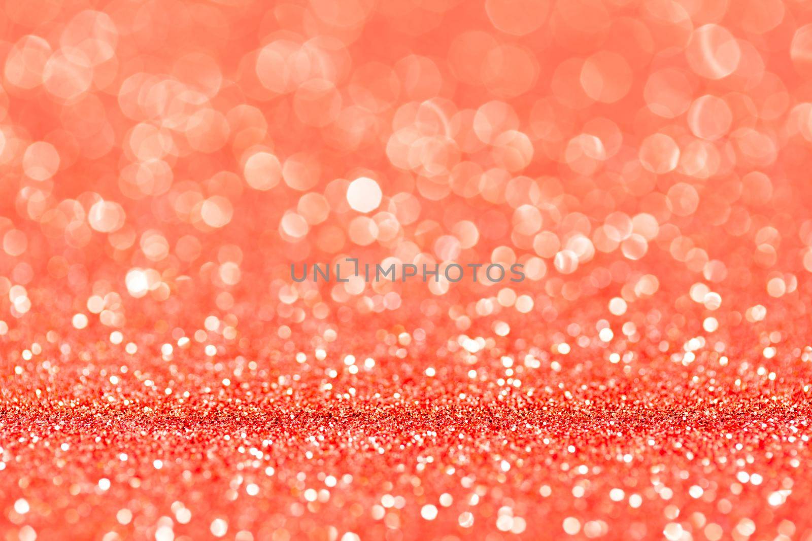 sparkles of Red glitter abstract background. Copy space.