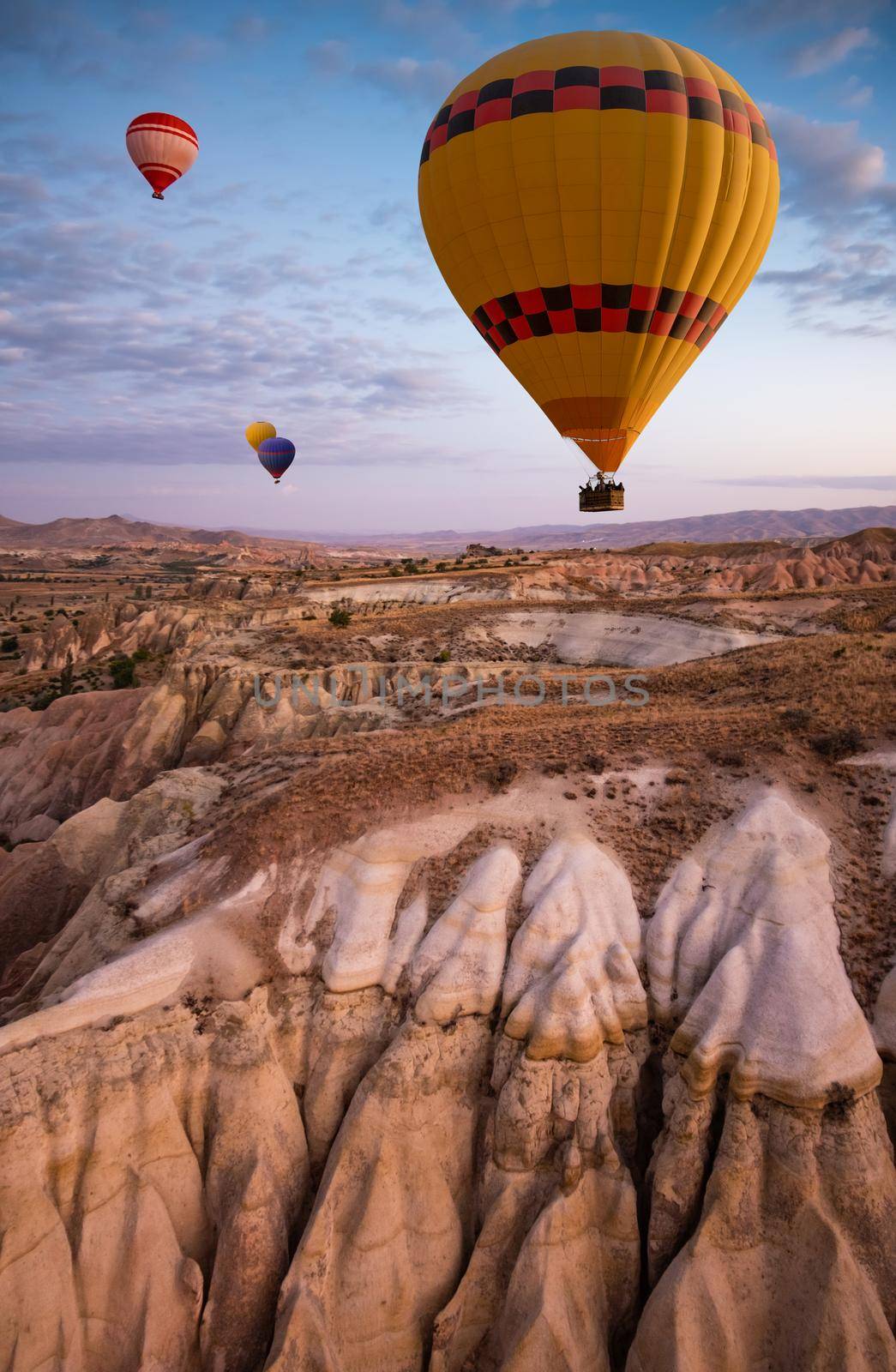 Hot air balloon festival in Cappadocia, Turkey by GekaSkr