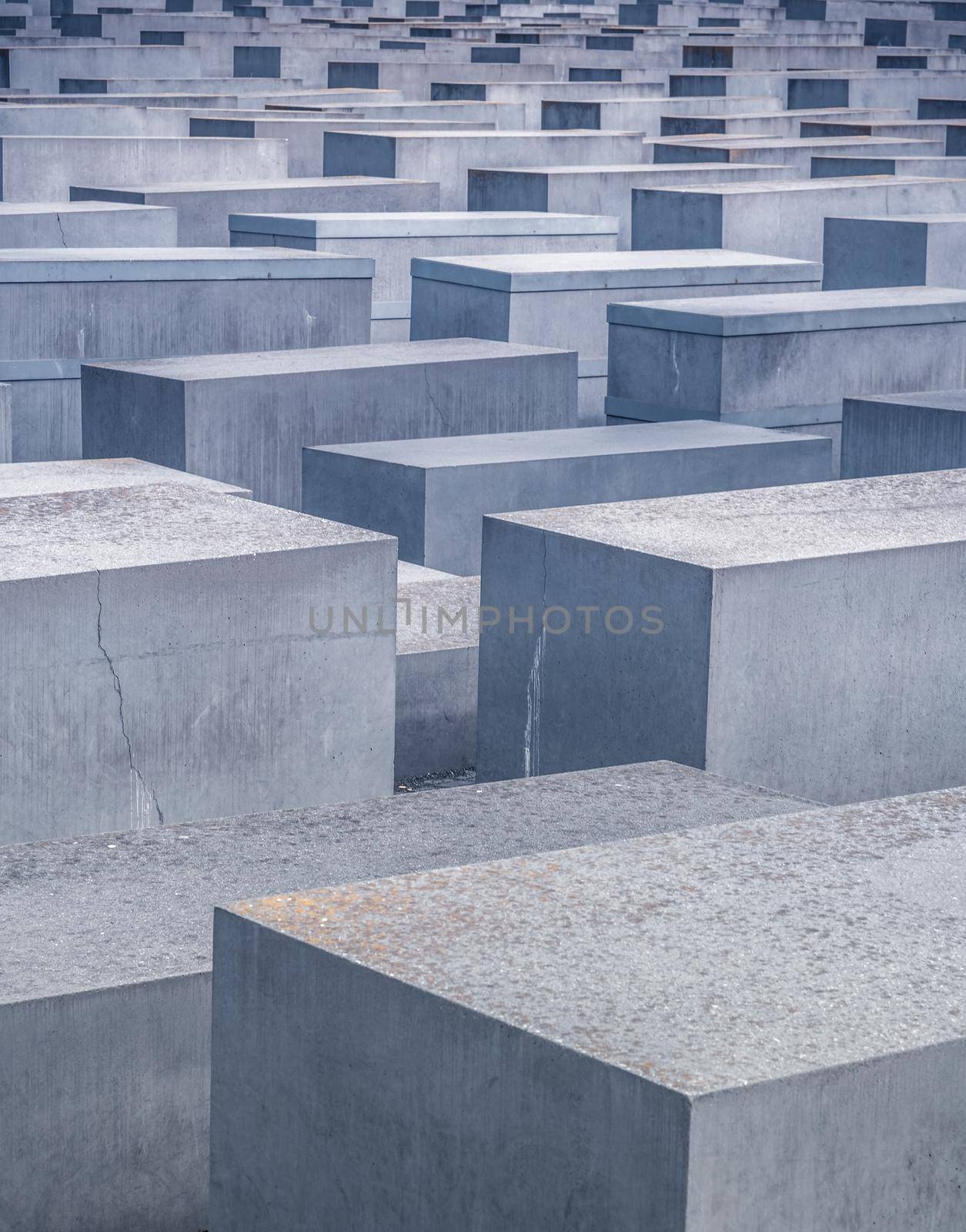 Concrete slabs of Holocaust Memorial by GekaSkr