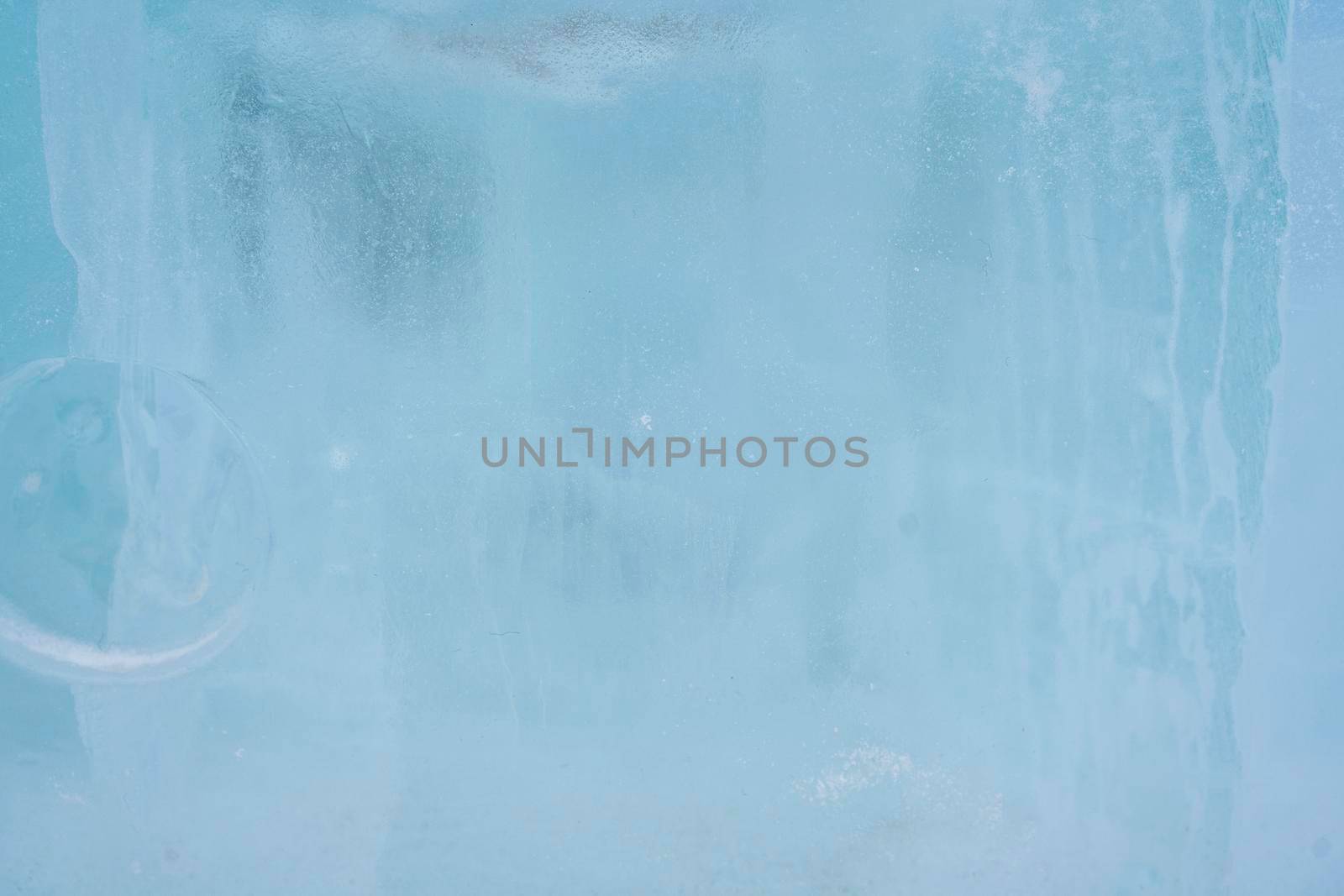 ice background, blue frozen texture