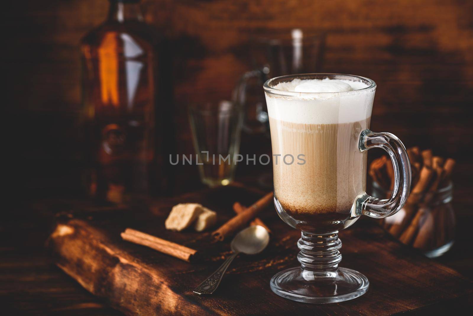 Irish coffee with cinnamon by Seva_blsv