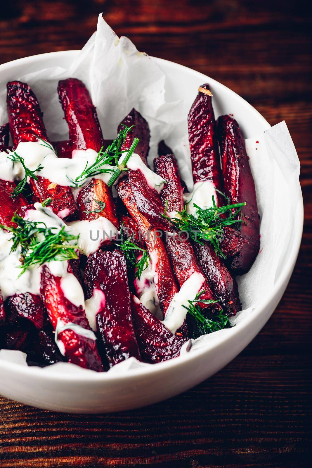 Baked beet with yogurt and dill by Seva_blsv
