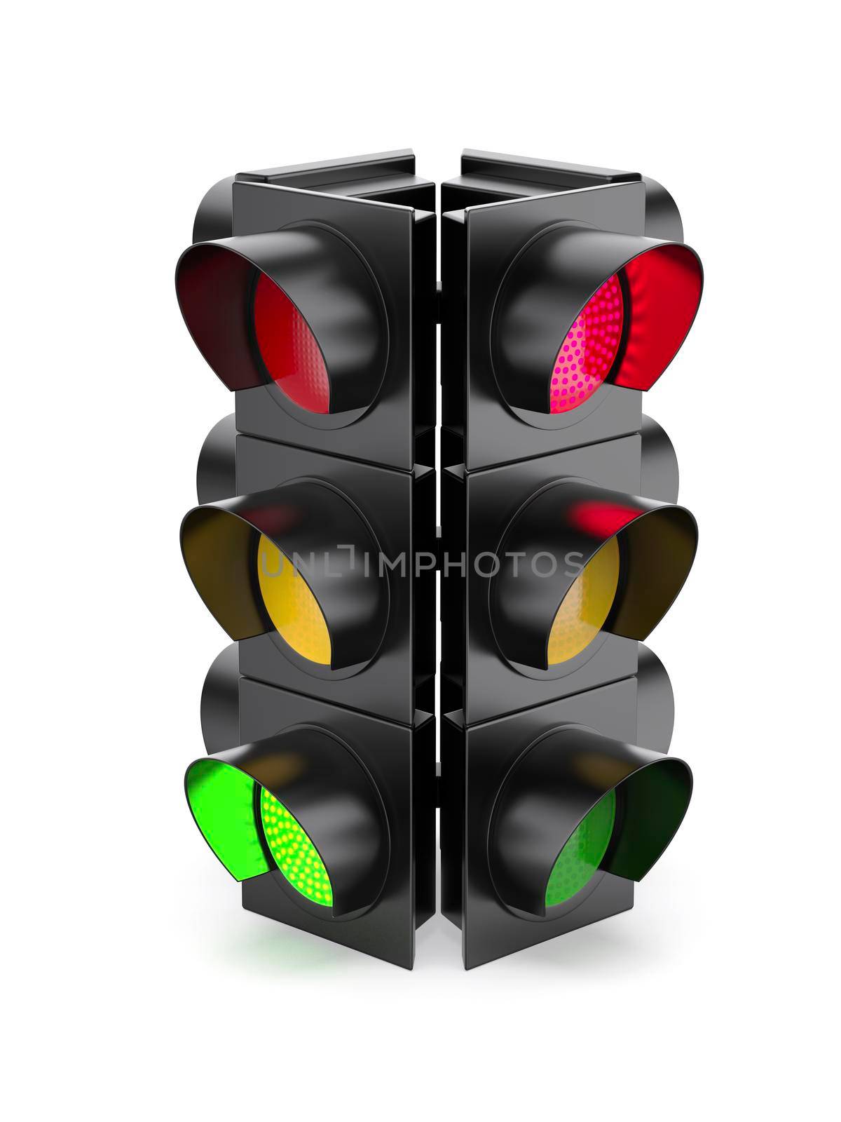 Traffic lights by magraphics