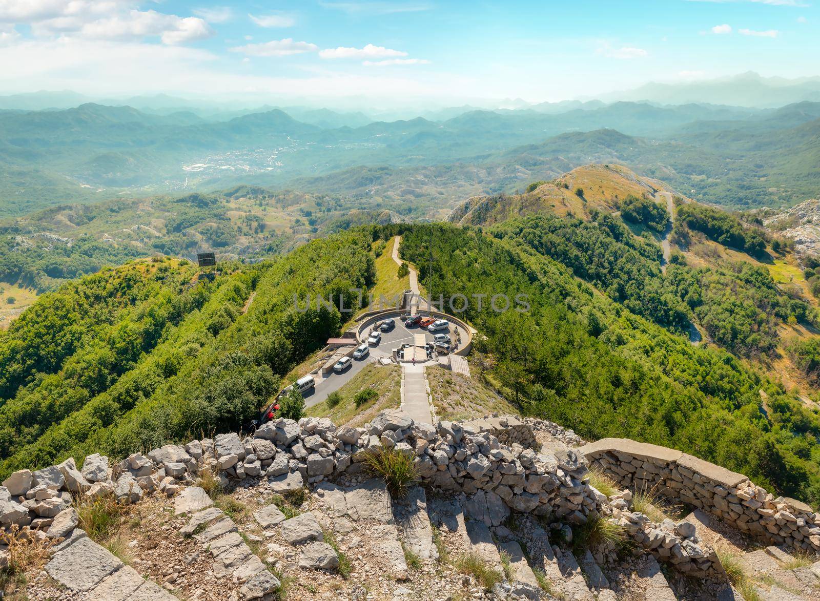 Mountain region in Lovcen National Park in Montenegro