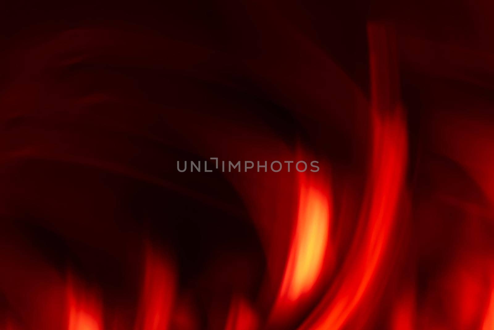 Abstract hot shiny red flame on black background. Soft blur. Backdrop banner. Burning bonfire.