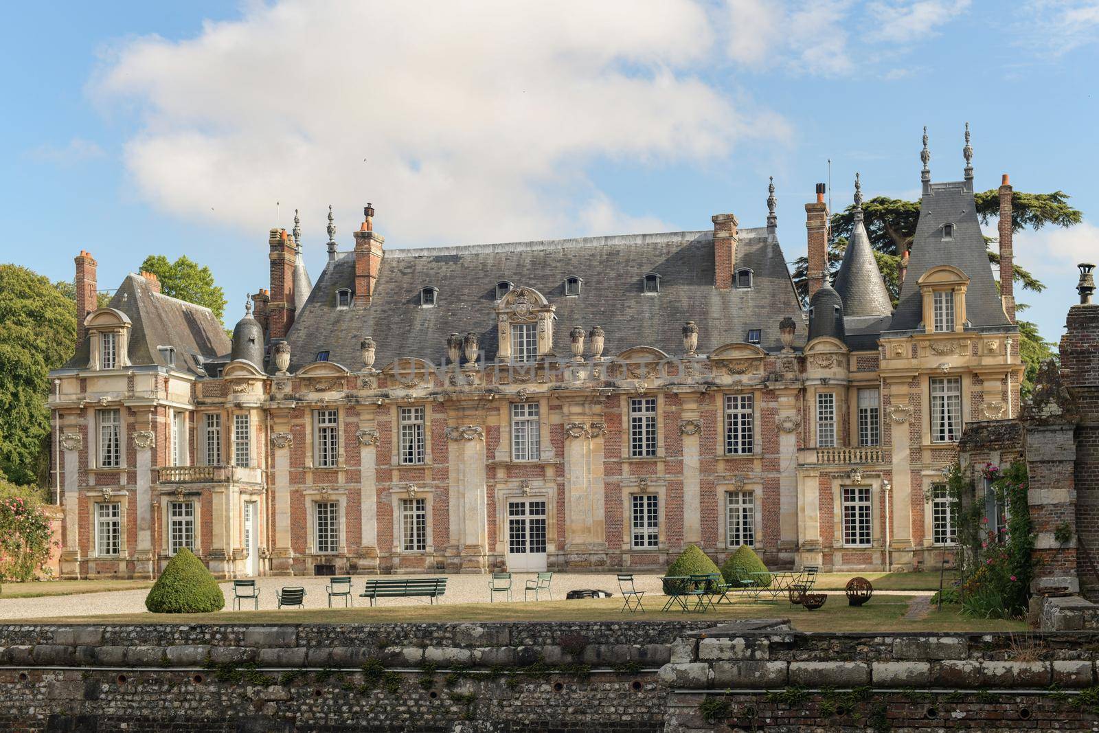 Castle Miromesnil in Tourville-sur-Arques. House where was born Guy de Maupassant