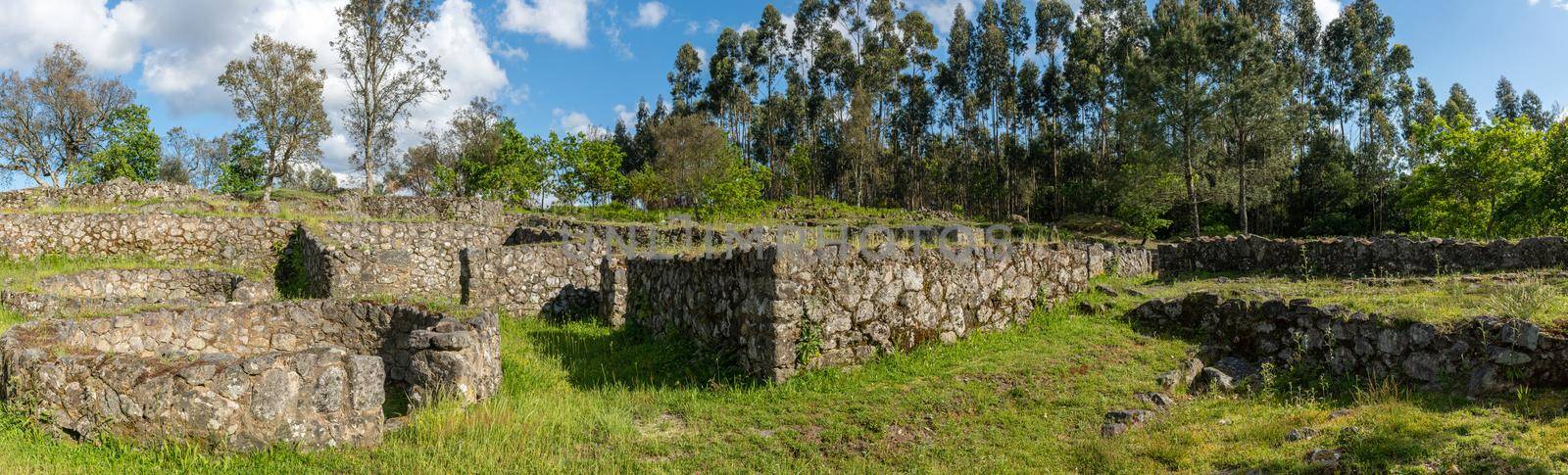 The Castro de Romariz is a fortified settlement dating from the 5th century BC, with occupancy levels up to the first century AD. Romariz - Santa Maria da Feira, Portugal.