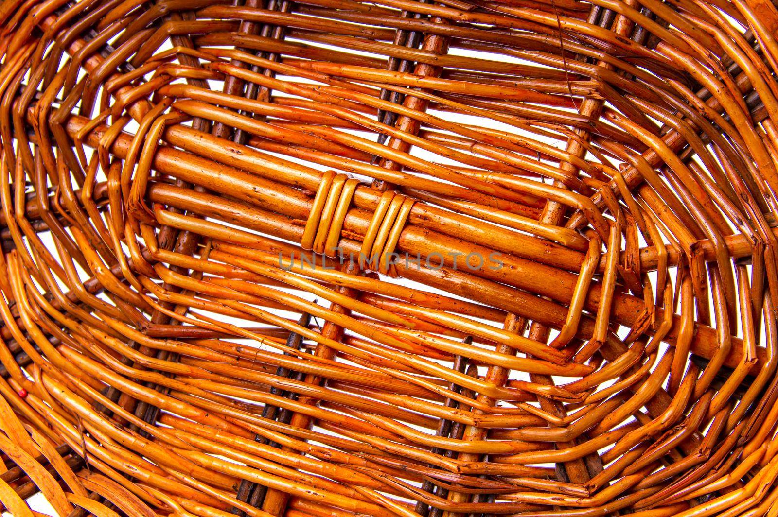 The texture of a wicker basket by hand. Vine tree. Handwork. Wood material. background image. Test template. Hobbies and creativity.
