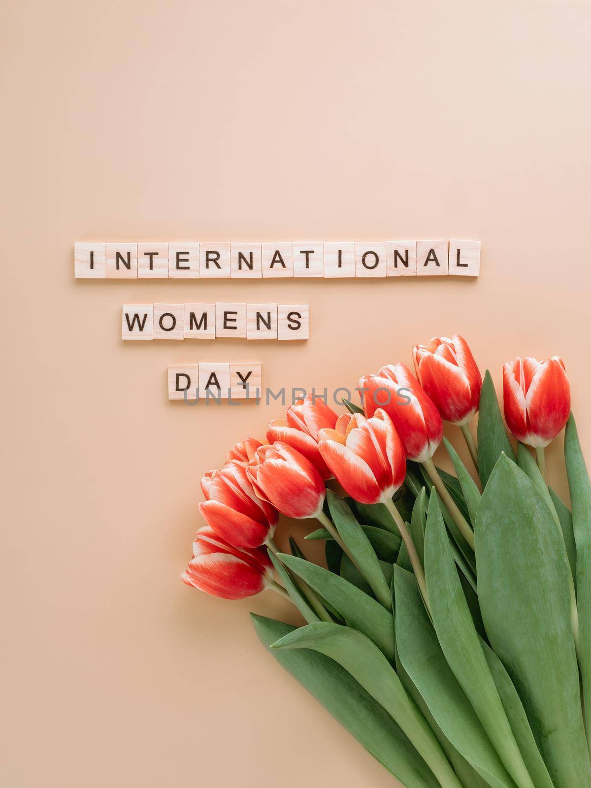 International women's day, champagne background by fascinadora