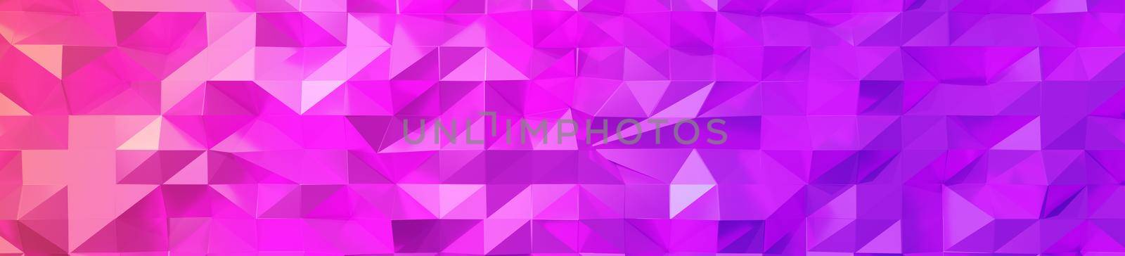abstract geometric pattern background polygon background pink purple gradation background 3d rendering by noppha80