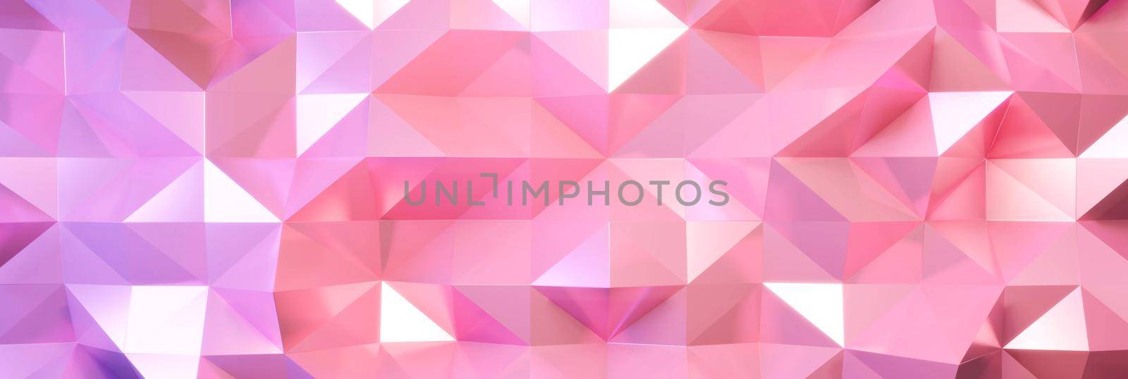 abstract geometric pattern background polygon background pink purple elegant style gradient background 3d rendering by noppha80