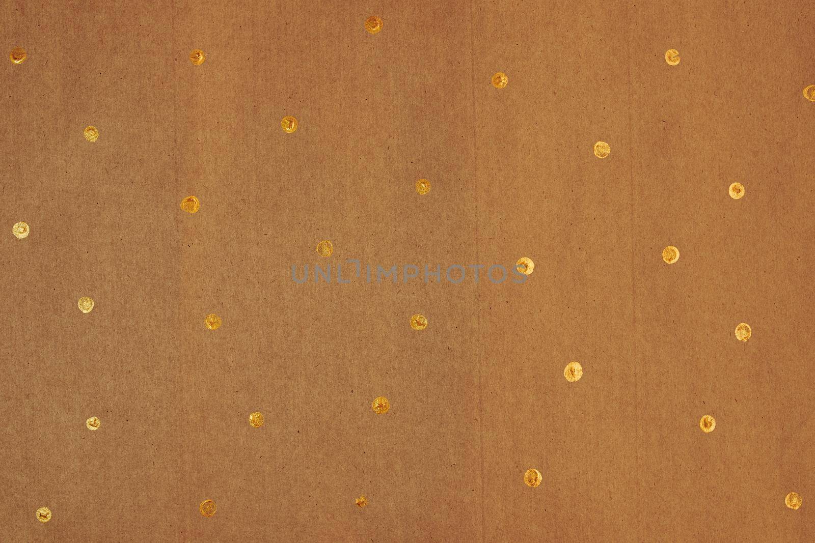 Gift wrapping paper texture. Painted paper, concept of small white marks, snowflakes.