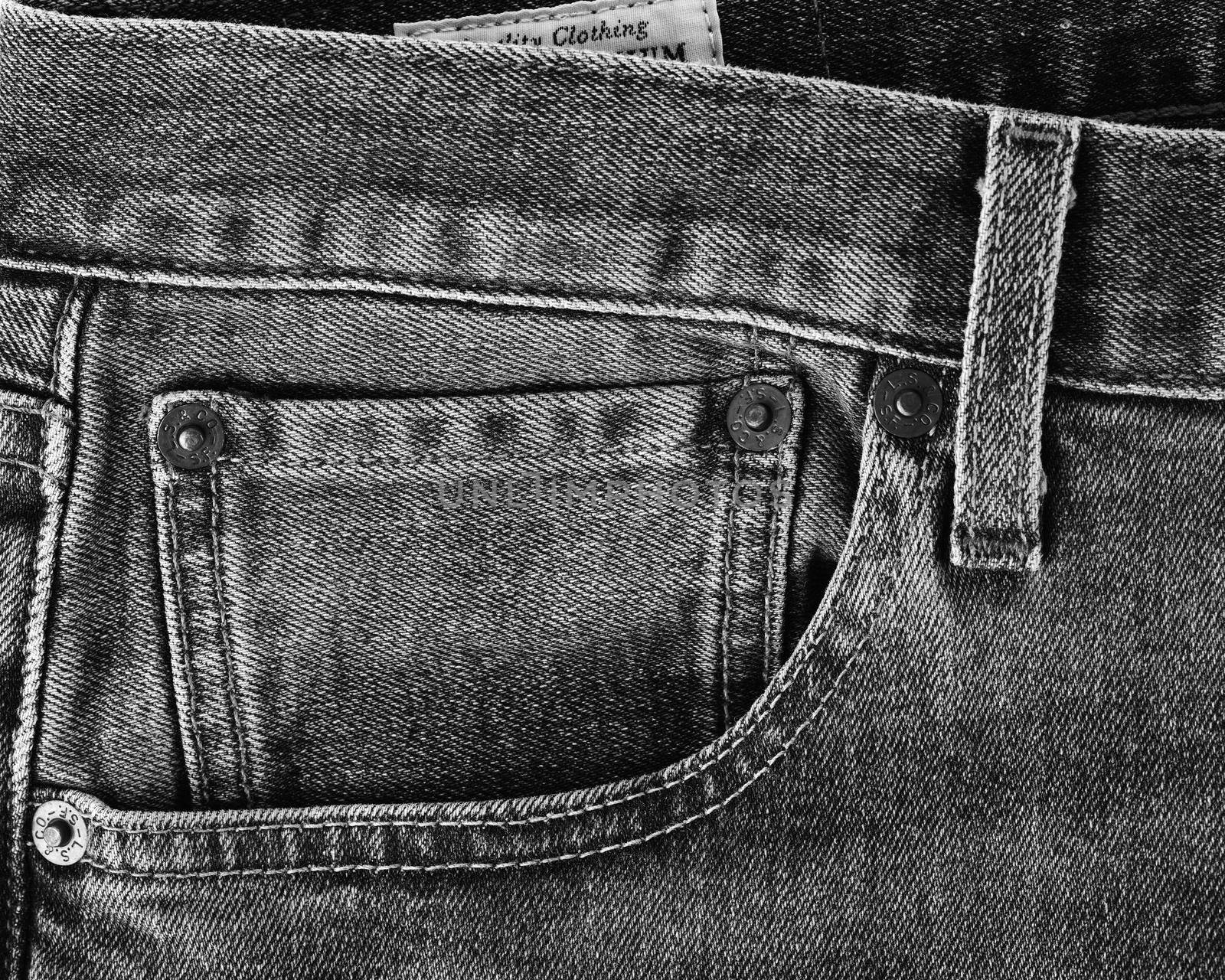 Close up of details of new LEVI'S 501 Jeans. Buttons and seams and pockets close-up. Classic jeans model. LEVI'S is a brand name of Levi Strauss and Co, founded in 1853. 31.12.2021, Rostov, Russia by EvgeniyQW
