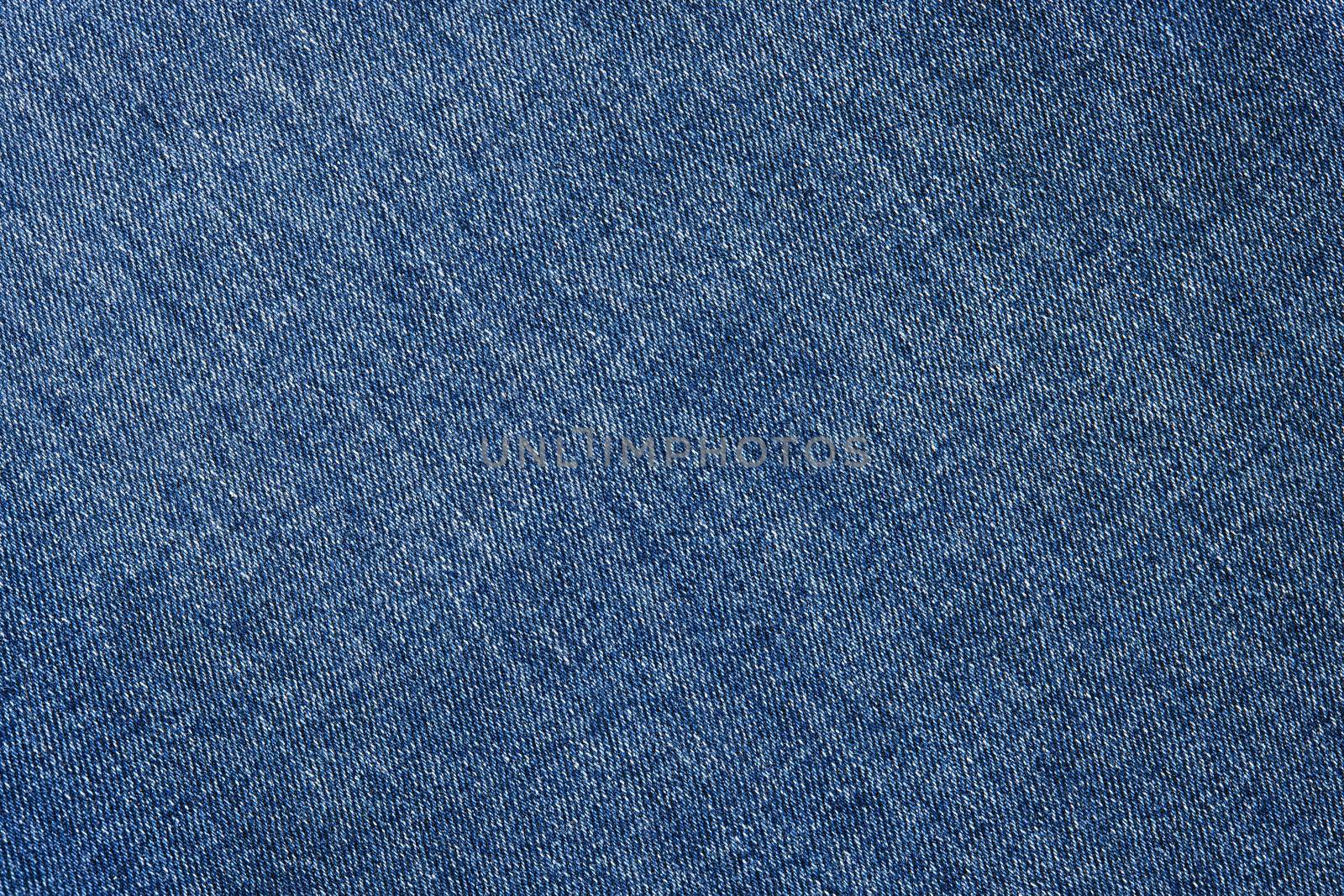 Blue jeans background and texture. Close up of blue jeans background. Denim texture by EvgeniyQW