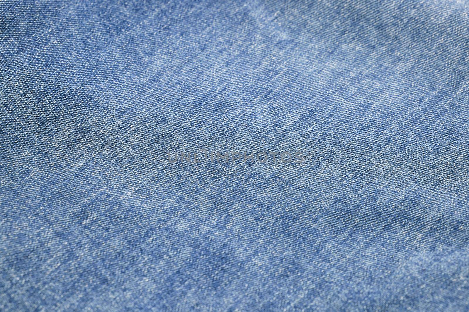 Blue jeans background and texture. Close up of blue jeans background. Denim texture by EvgeniyQW