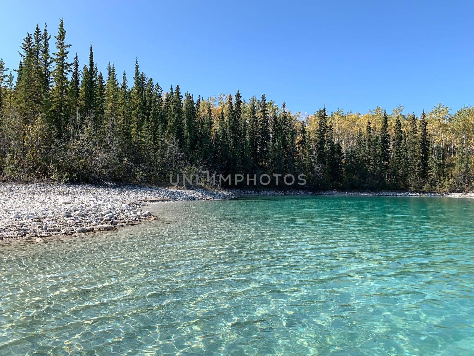 Turquiose Blue Lake Boya Canada