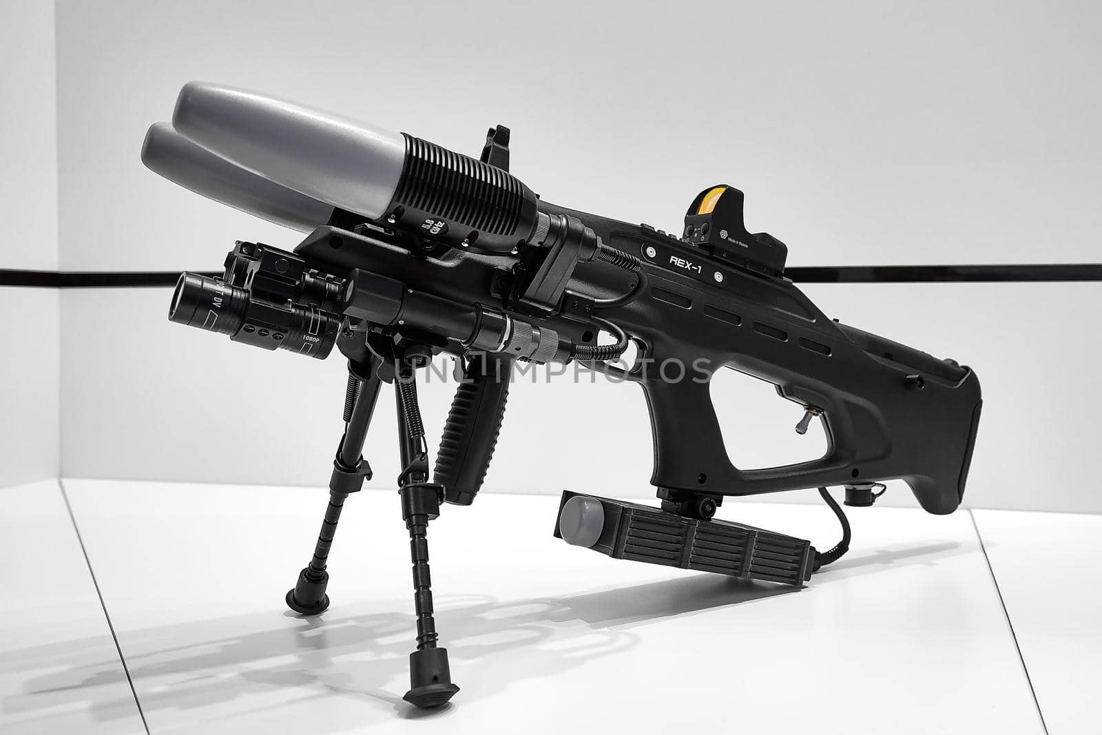 Radioelectronic guns against flying drones REX 1. International military-technical forum Army 2018. Kubinka, Russia 08.21.2018