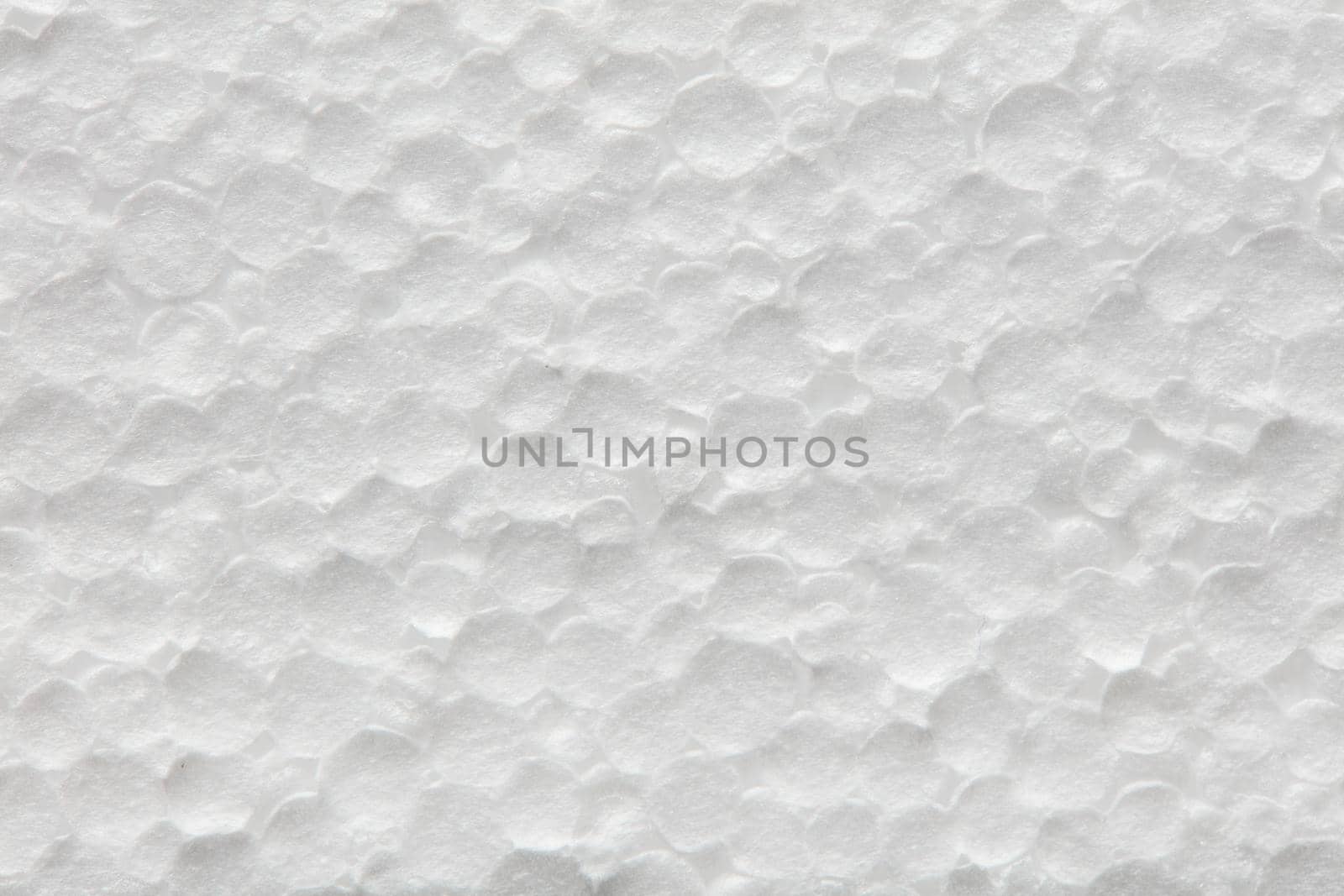 Polystyrene, Styrofoam foam texture. Universal packaging material. Insulation and noise insulation.