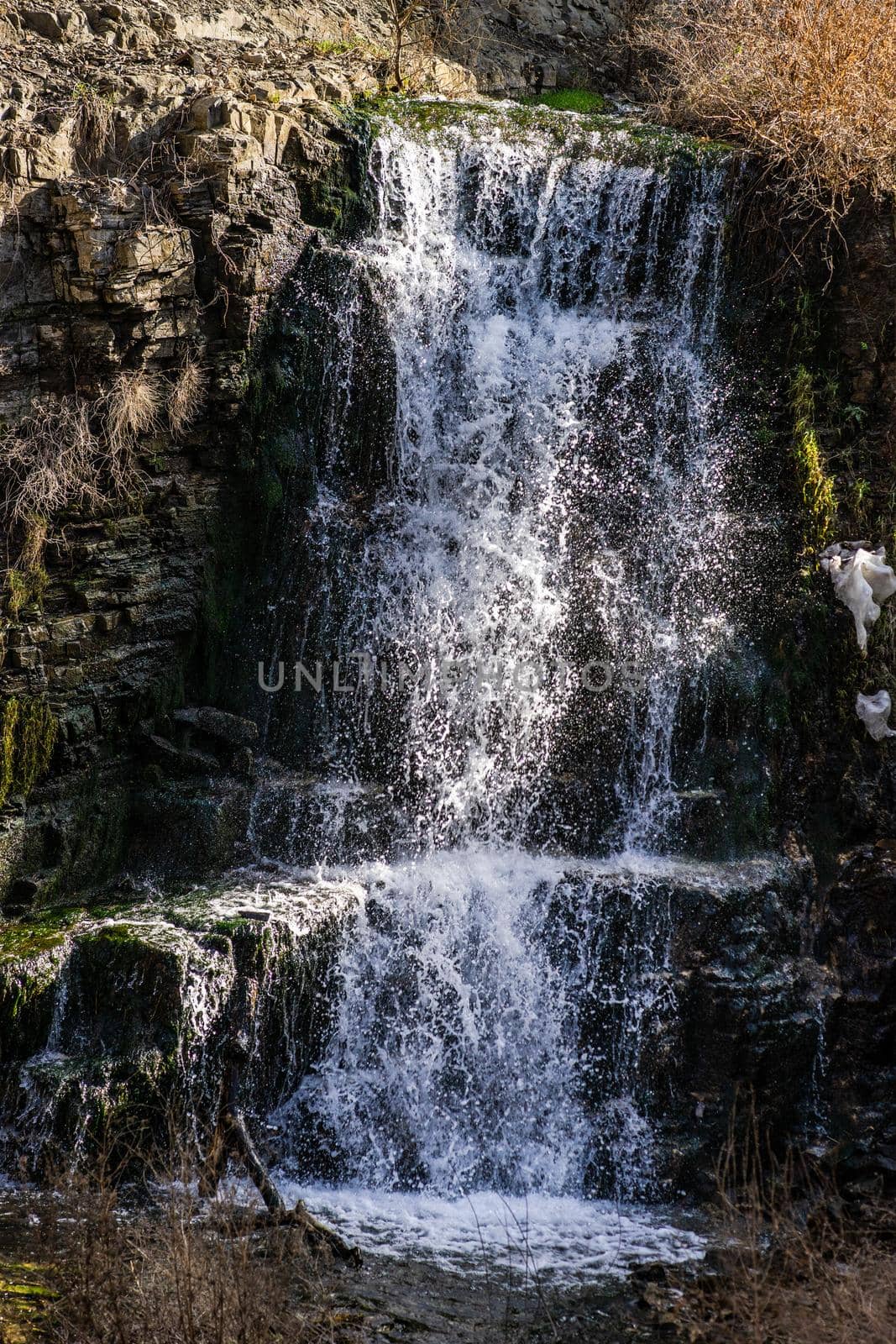 Waterfall in Tbilisi wild area by Elet