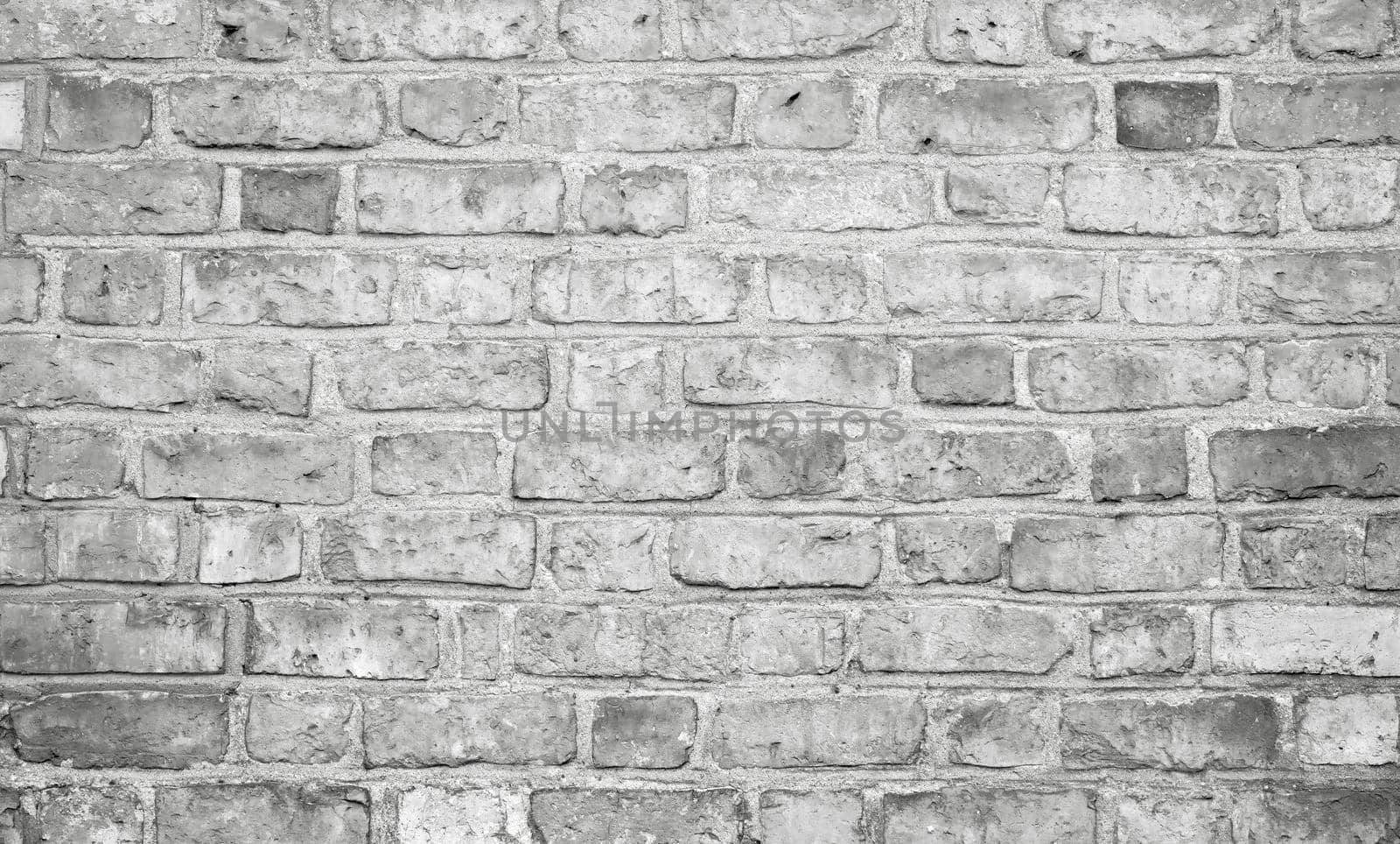 Old brick wall. Horizontal wide brick wall background. Vintage house facade by EvgeniyQW