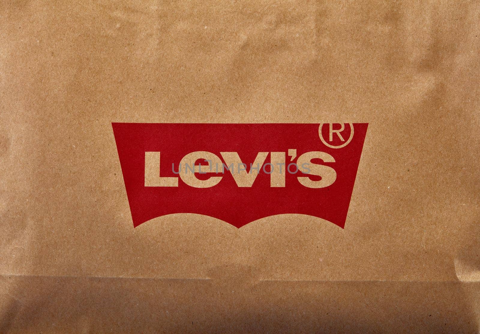 Levi's paper shopping bags. 26.03.2020, Russia. by EvgeniyQW