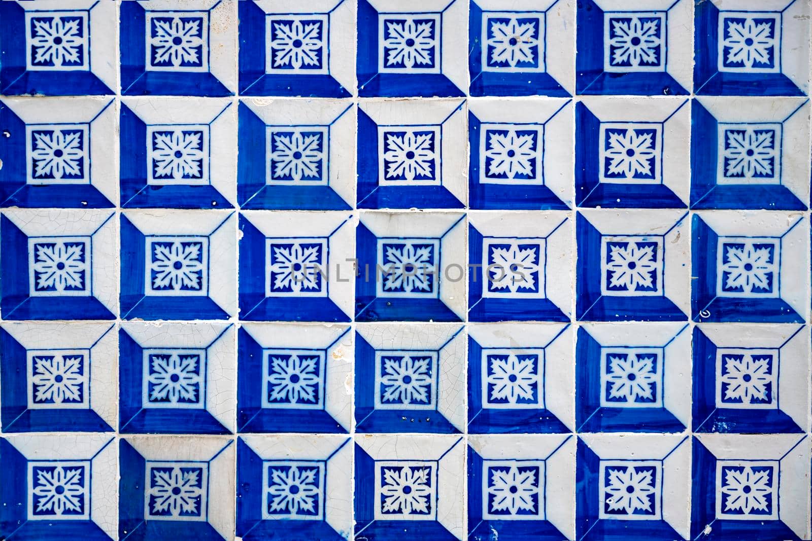 Traditional ornate decorative tiles azulejos