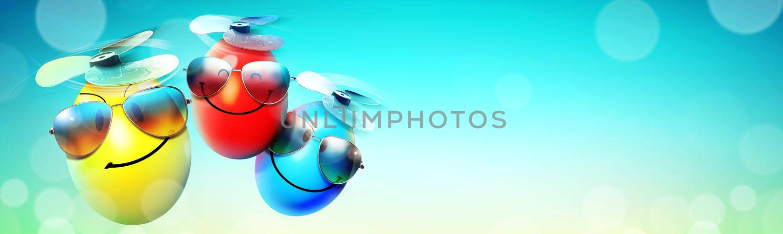 Easter composition with eggs. Festive decoration. Happy Easter.