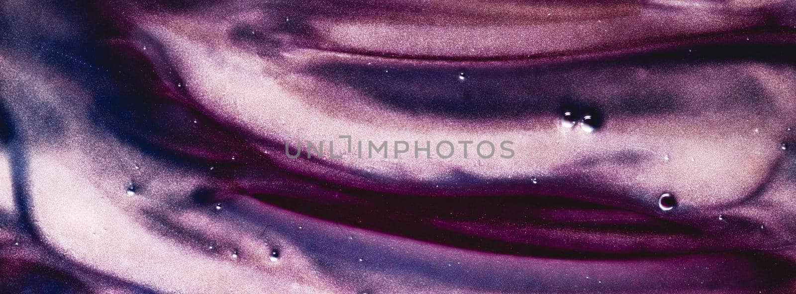 Abstract liquid banner background, paint splash, swirl pattern and water drops, beauty gel and cosmetic texture, contemporary magic art and science as luxury flatlay design.