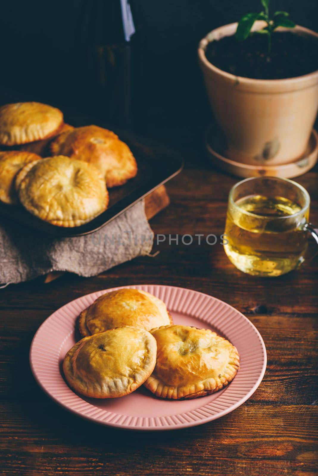 Hand Pies with Chives and Mushrooms by Seva_blsv