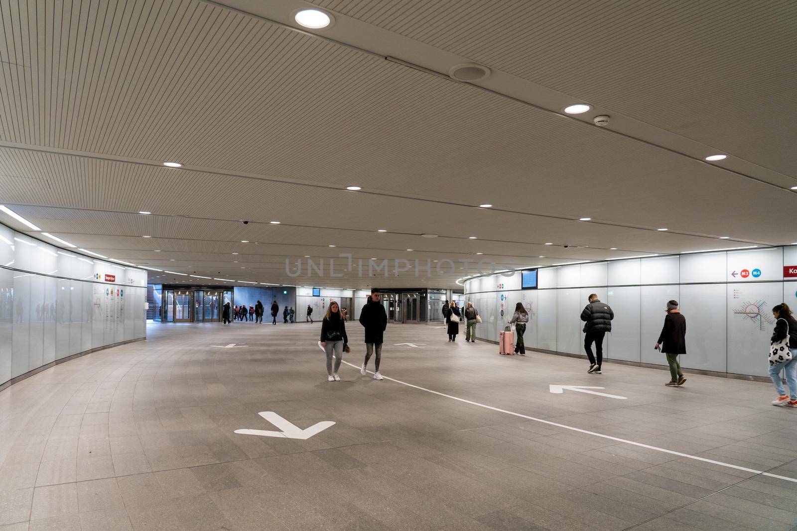 Copenhagen Metro Station by oliverfoerstner