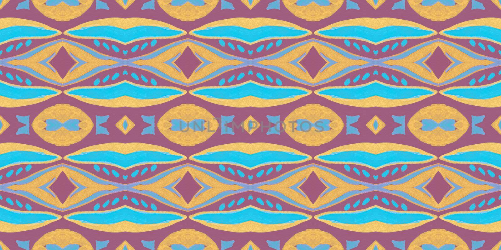 Seamless ethnic background. Geometric aztec pattern. by YASNARADA