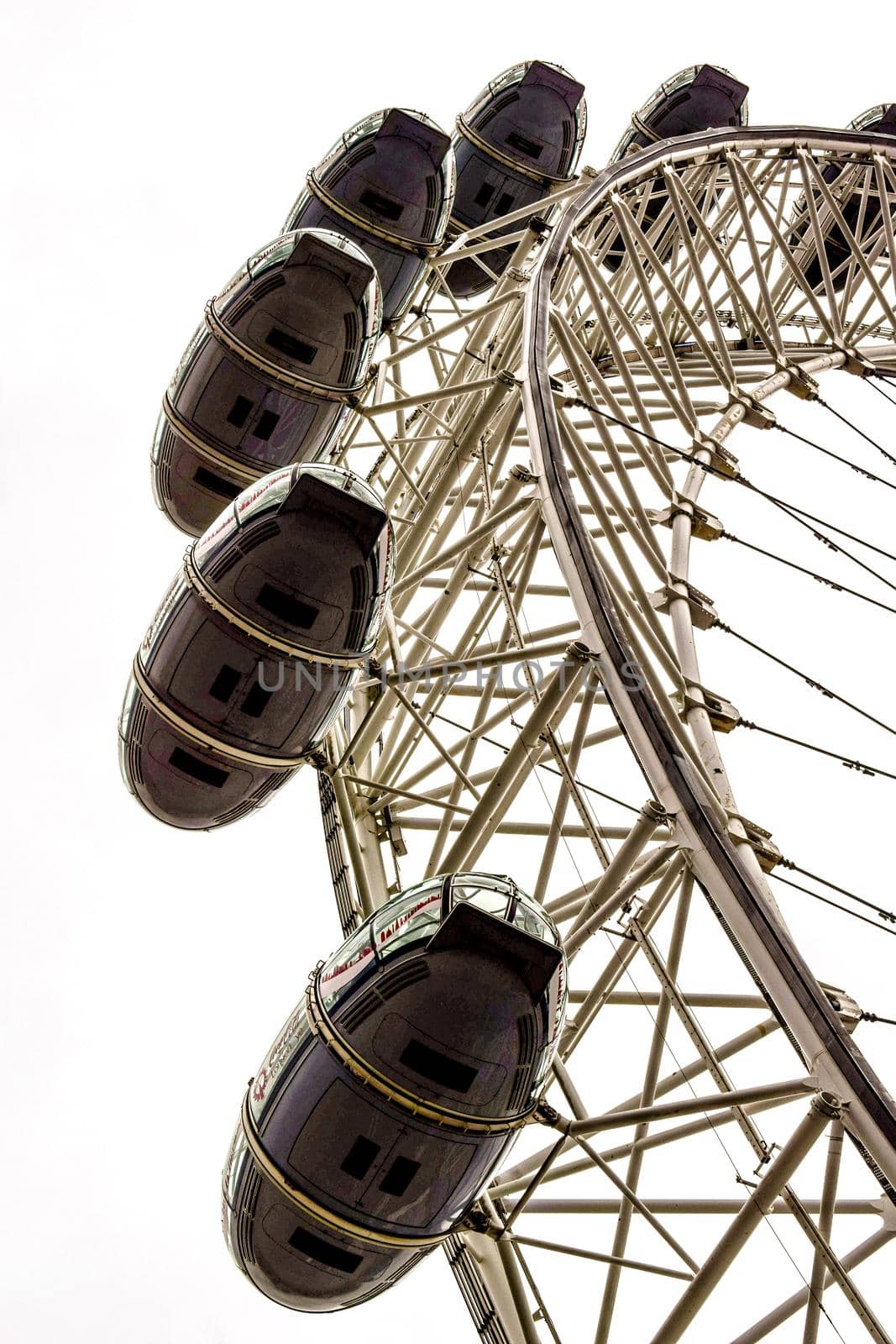 London eye millennium wheel London Landmark attraction deatil by Skrobanek