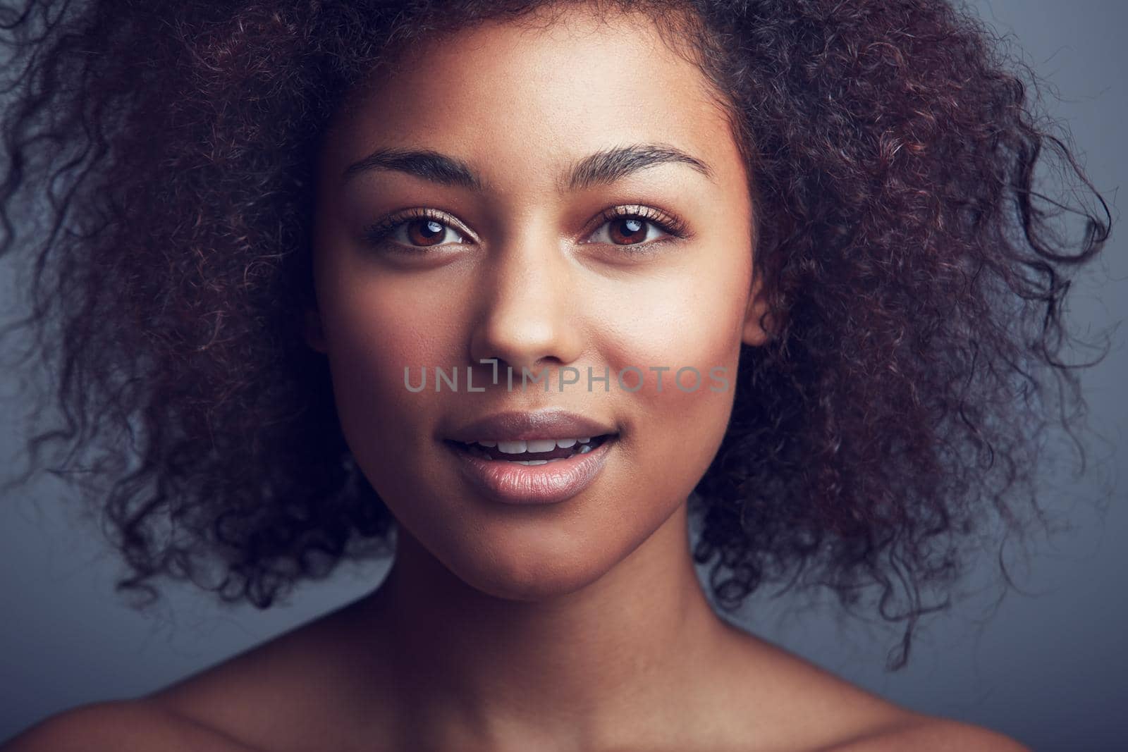 Beauty portrait of a young woman.