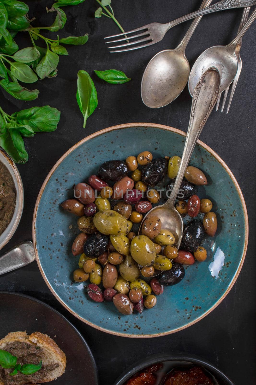 Tapenade and assorted olives by its_al_dente