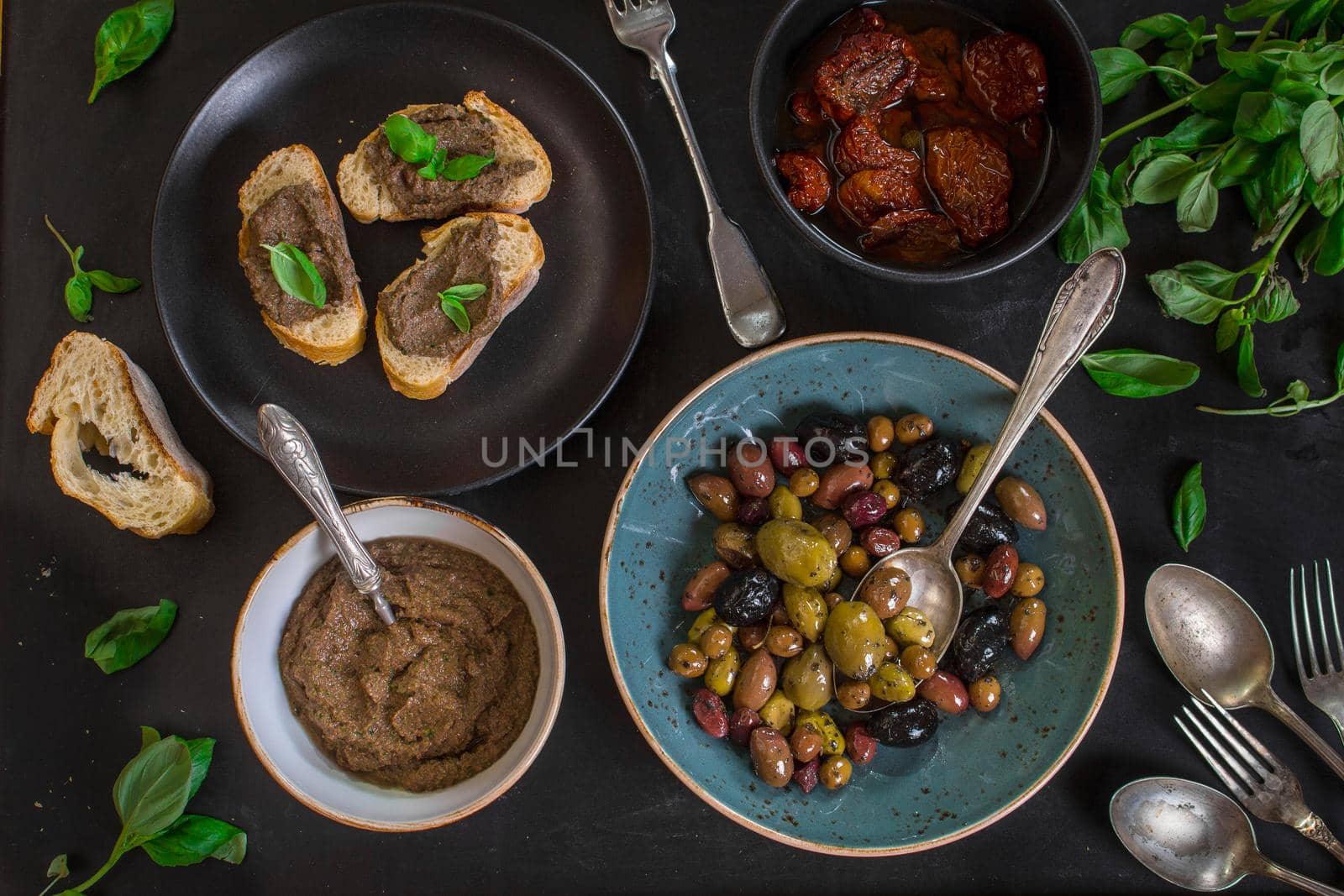 Tapenade and assorted provence snacks by its_al_dente