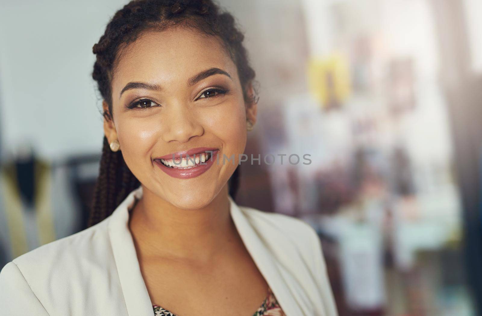 Cropped portrait of a fashion designer at work.