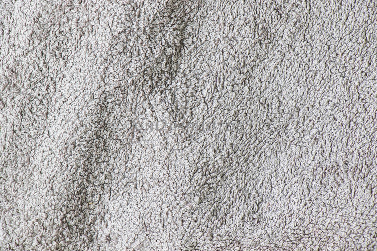 Towel texture and pattern background, high angle view