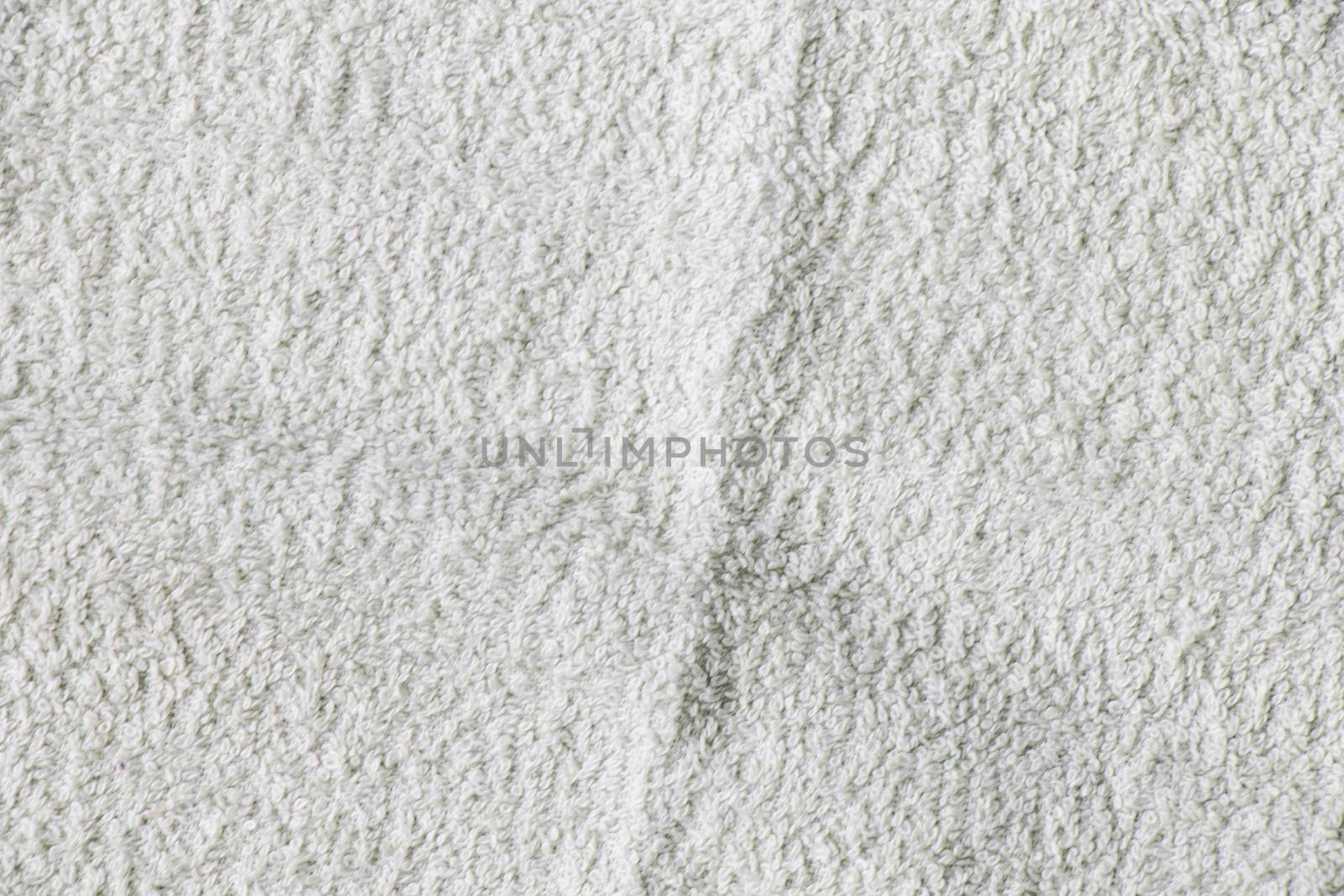 Towel texture and pattern background, high angle view