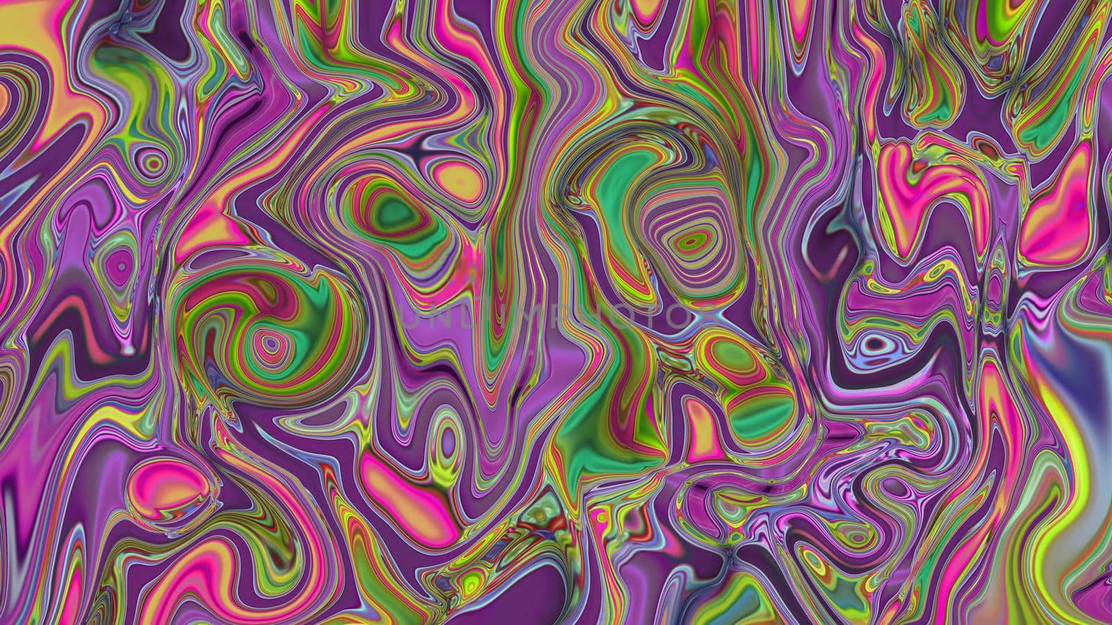 Abstract multi-colored fantasy liquid background.