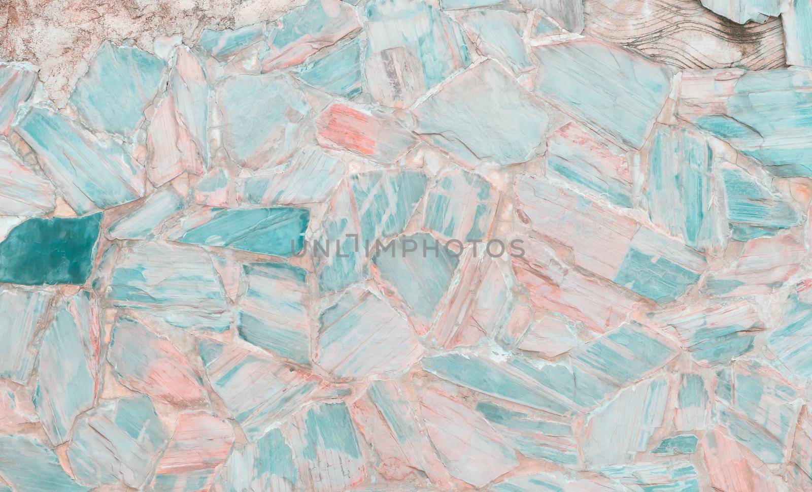 stone wall background modern style design decorative uneven cracked surface with cement