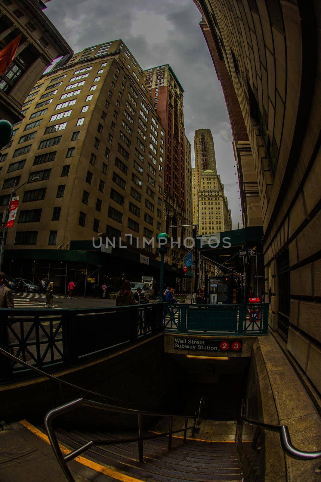 Street of New York Wall Street by kanzilyou
