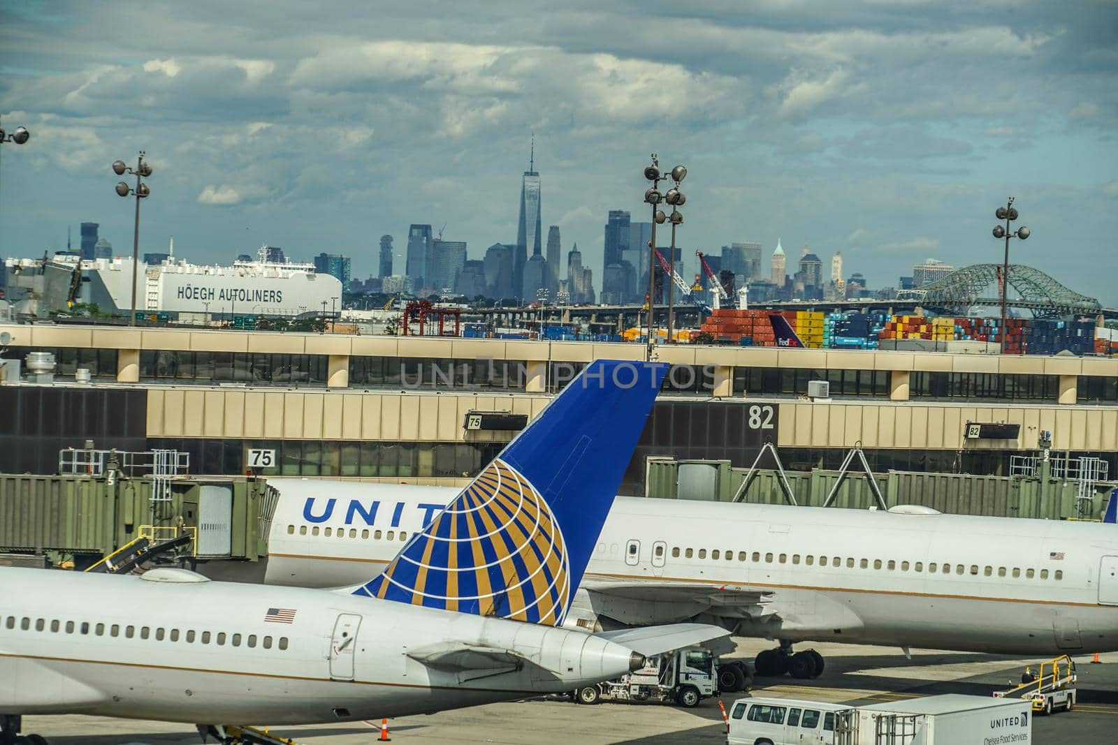 New York Airport Image. Shooting Location: New York, Manhattan