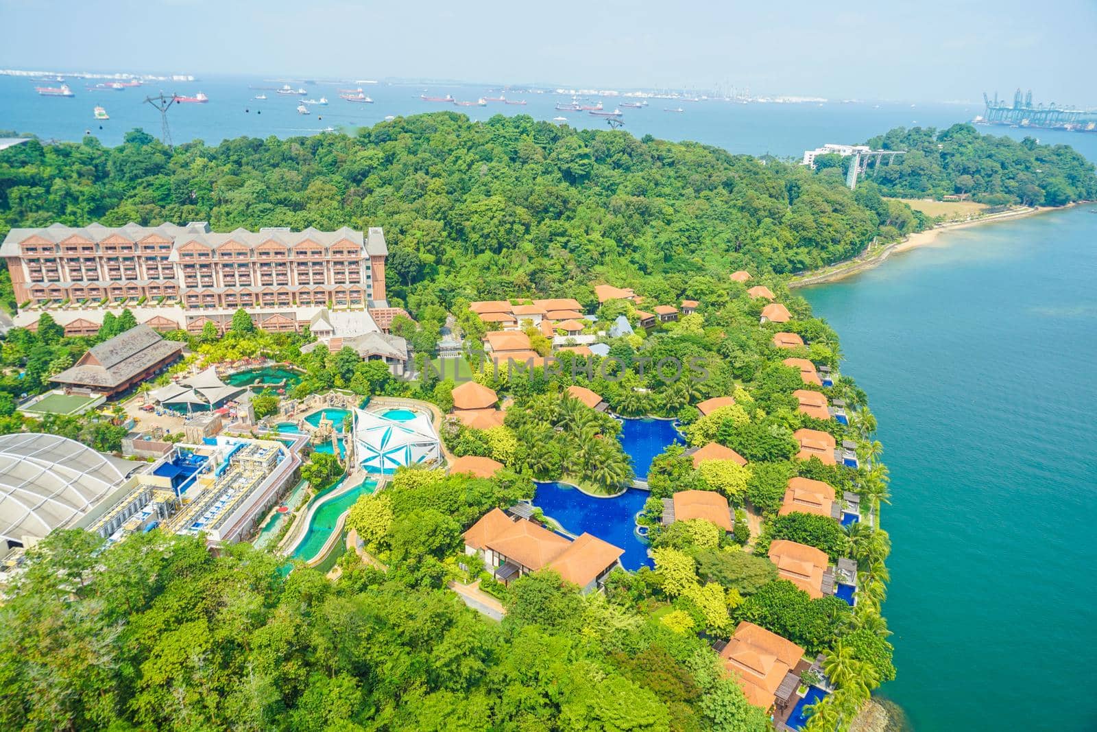 Singapore Sentosa Island Landscape (Resort). Shooting Location: Singapore